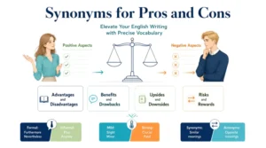 synonyms for pros and cons
